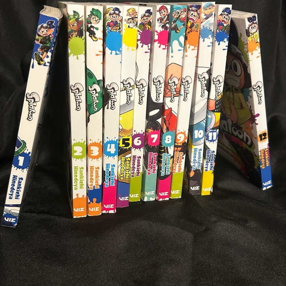 Splatoon Manga Collection Volumes 1-12